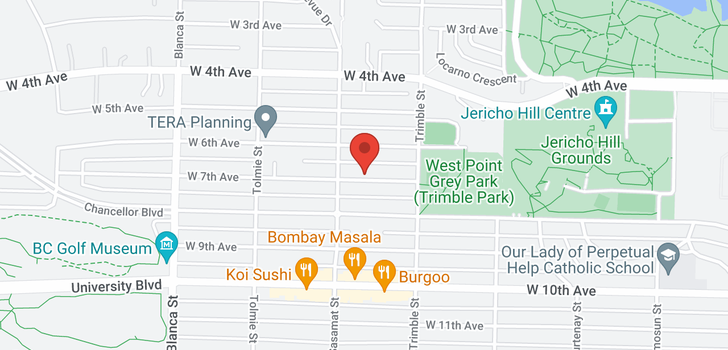 map of 4469 W 7TH AVENUE